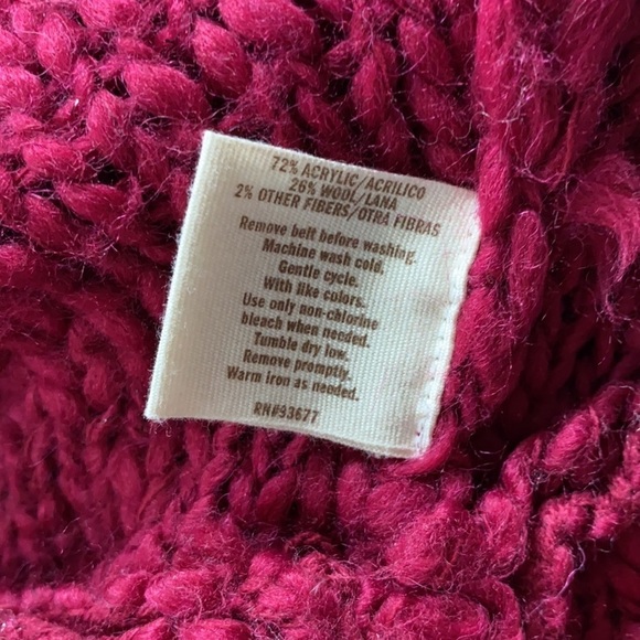 Decree Drape Front Cardigan Size Small - Picture 5 of 5